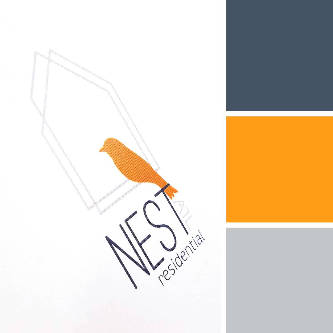 Nest Residential Logo | Branding by Clementine Creative Agency | Marietta, GA