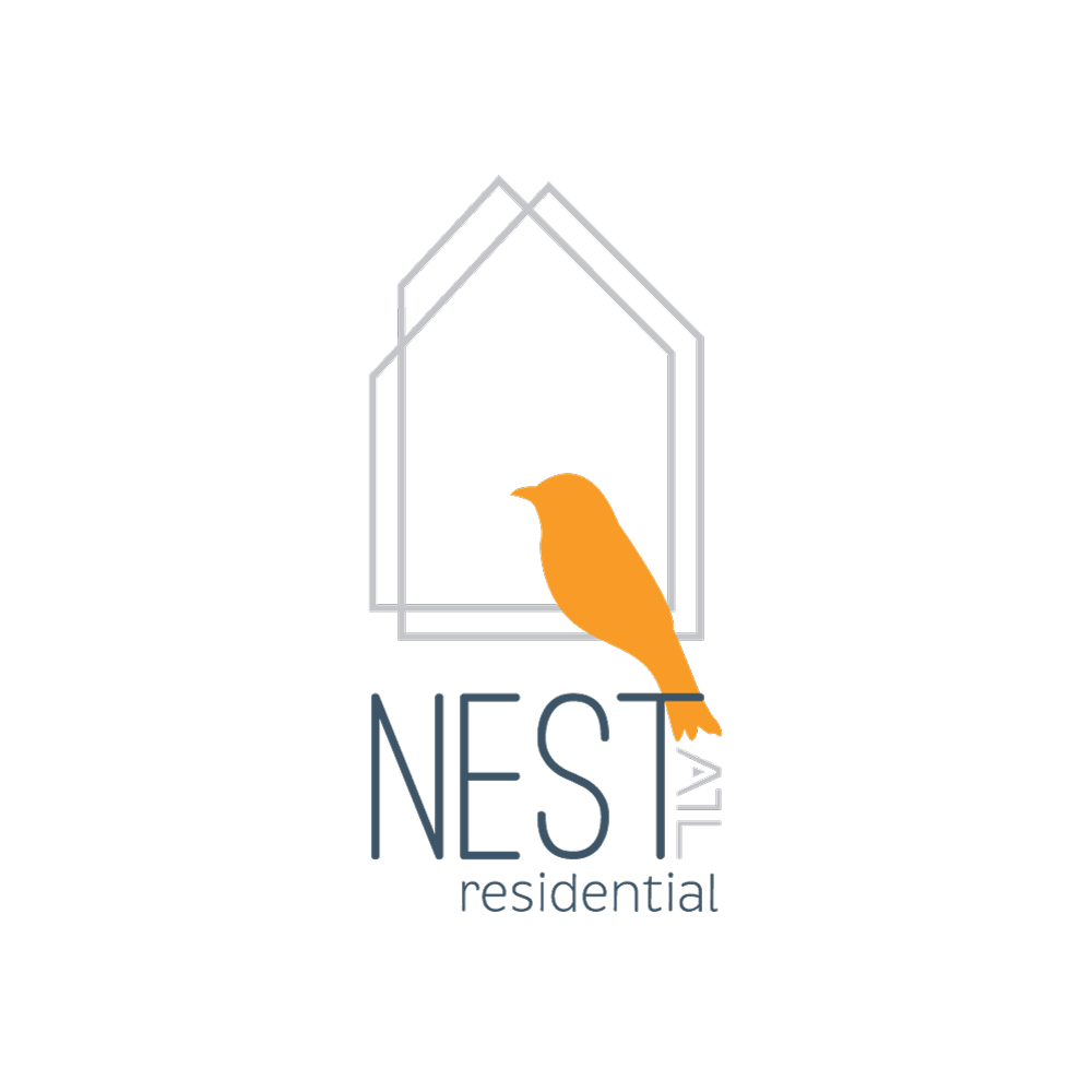 Nest Residential Logo | Branding by Clementine Creative Agency | Marietta, GA