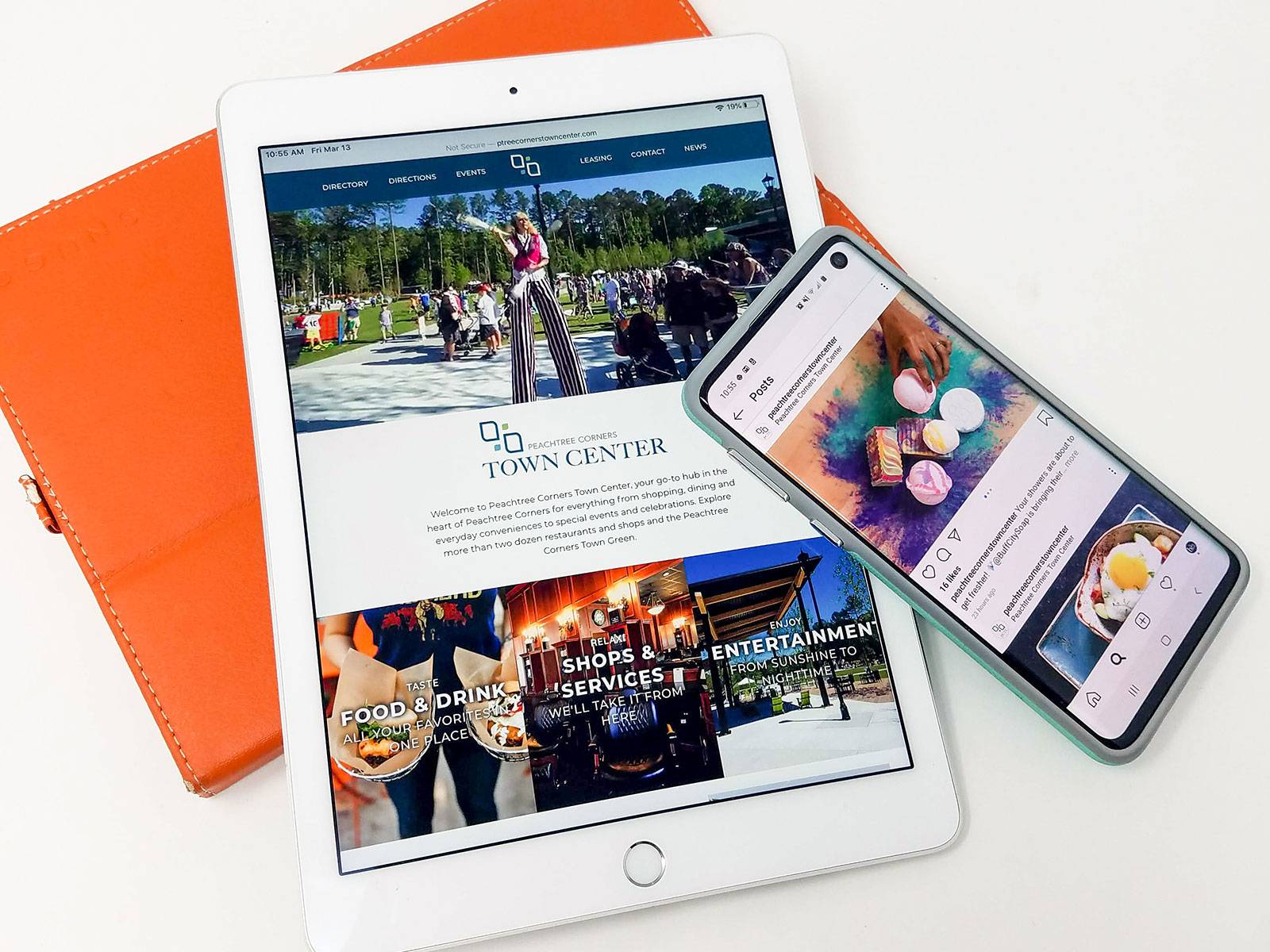 Peachtree Corners Town Center | Website Design and Social Media by Clementine Creative Agency | Atlanta, GA