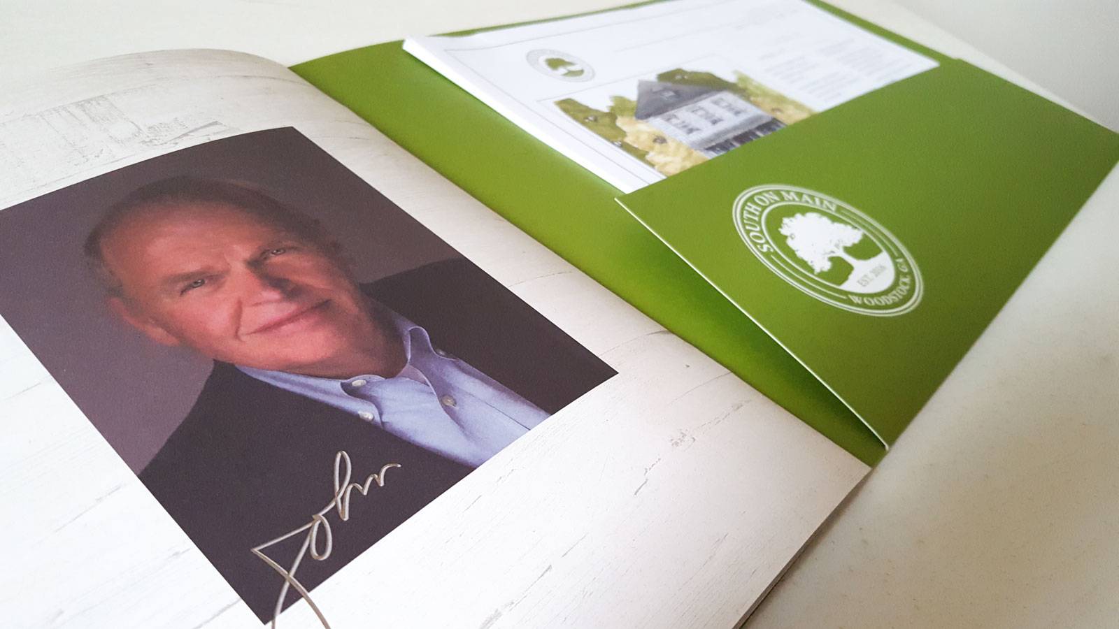 JW Collection South on Main Brochure Design by Clementine Creative Agency | Atlanta, GA