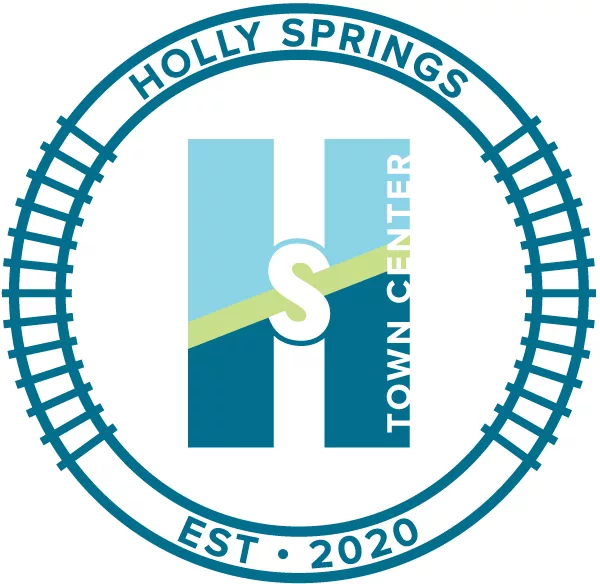 Holly Springs Town Center Logo | Destination Branding by Clementine Creative Agency | Holly Springs, Georgia