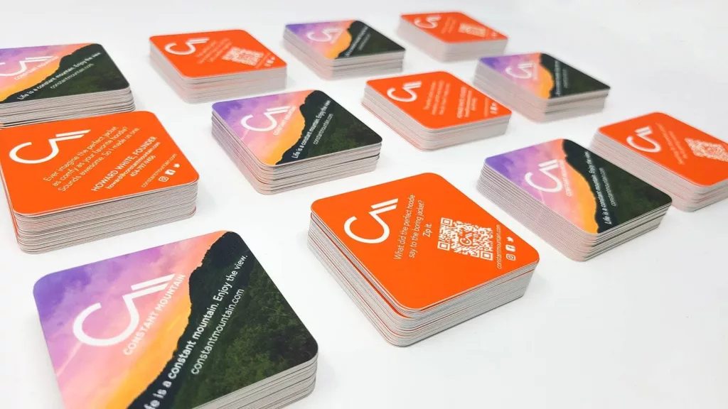 Constant Mountain Business Cards | Branding by Clementine Creative Agency | Atlanta, GA
